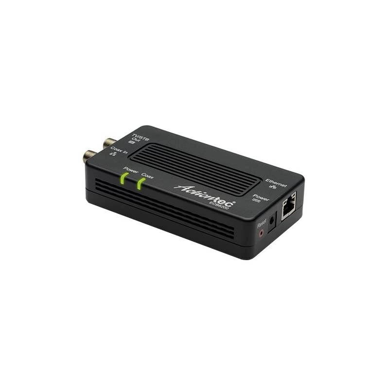 MOCA Adapter for Ethernet Over Coax, 1 Gbps Bonded 2.0 MoCA Adapter (ECB6200S02),Black,9.2" x 3" x 6.5"