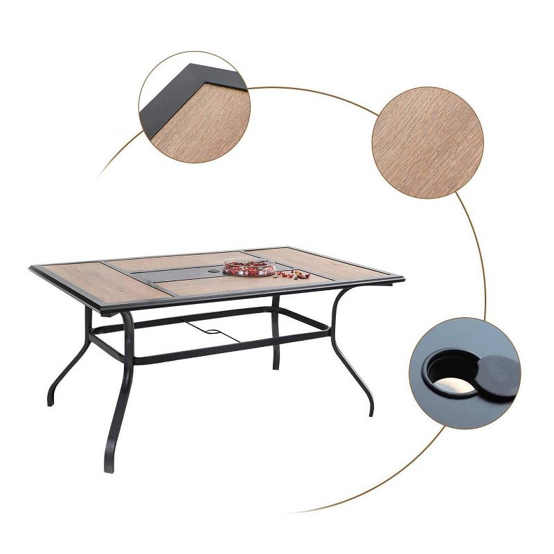 3pc Ludwig Folding Bistro Set - Royal Garden