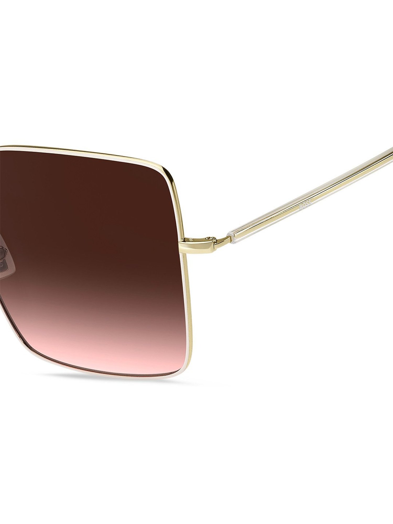 Hugo Boss Brown Square Sunglasses for Women