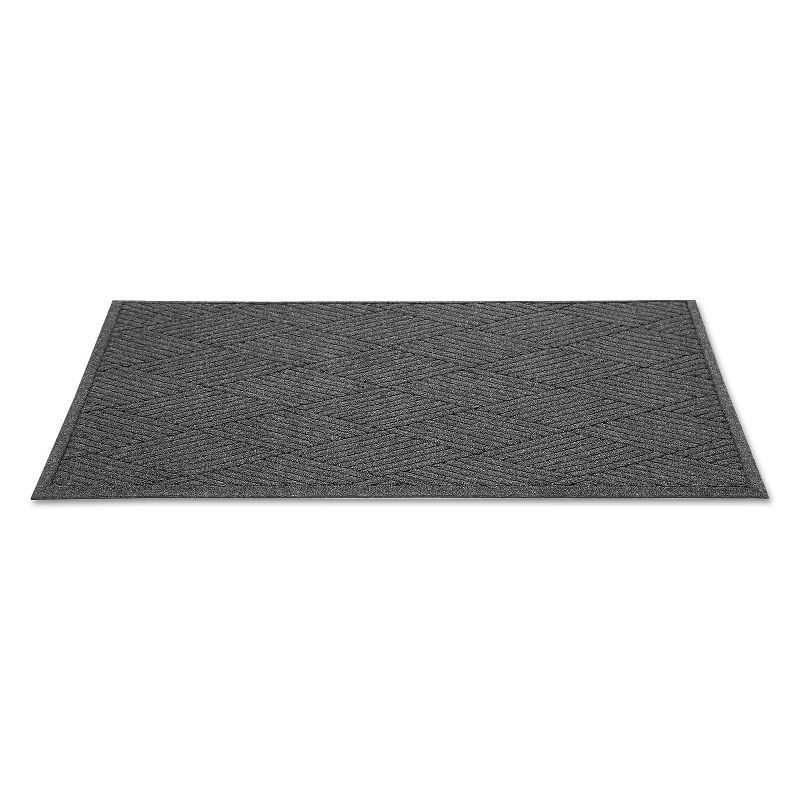 3'x10' Rectangle Solid Floor Mat Black - Guardian
