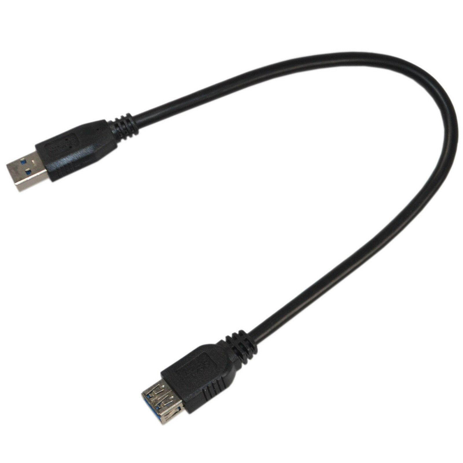 1ft SuperSpeed USB 3.0 Type A Male to Female Extension Cable Data Transfer Cord