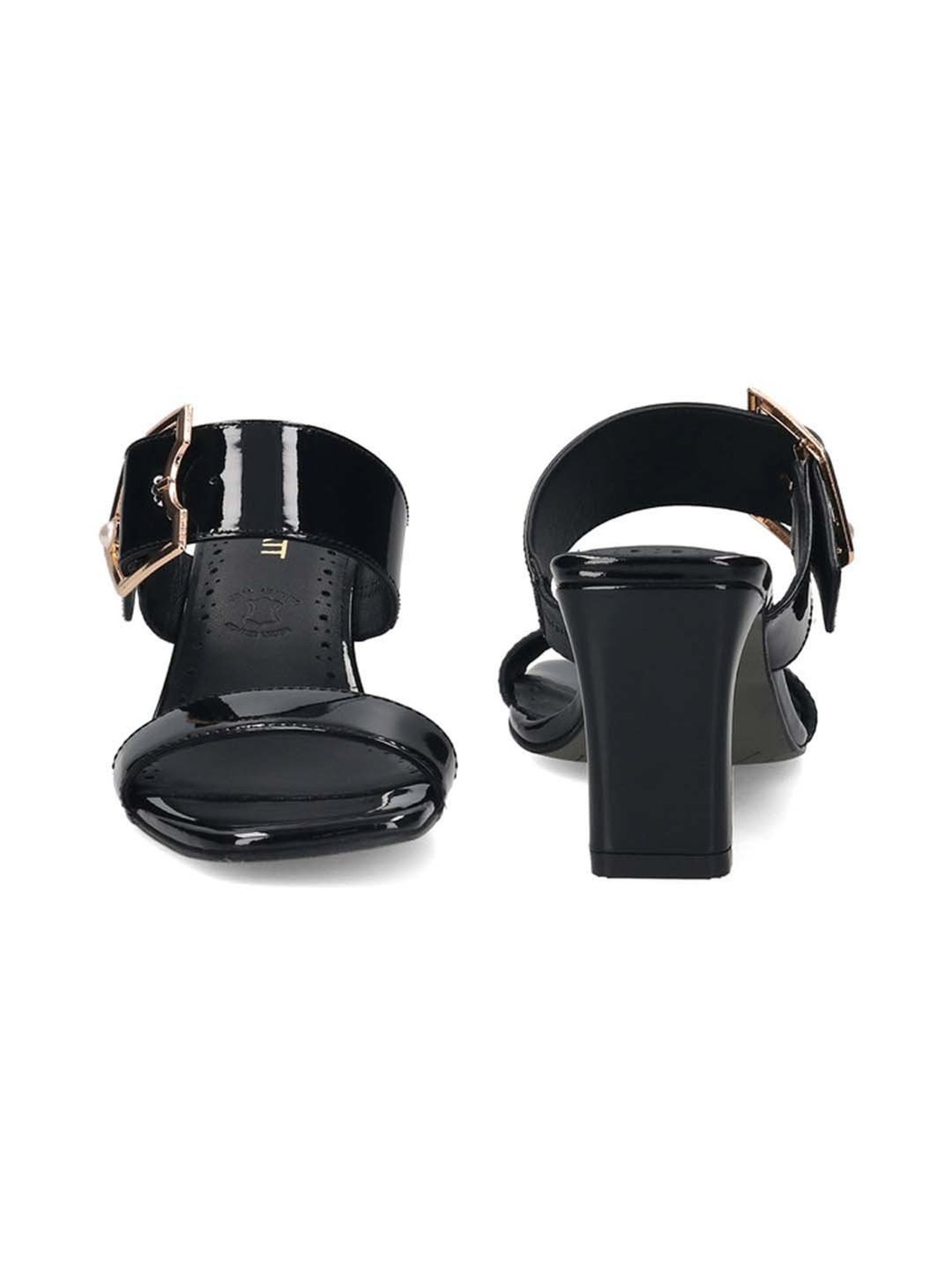 BAGATT Women's Jaya Black Casual Sandals