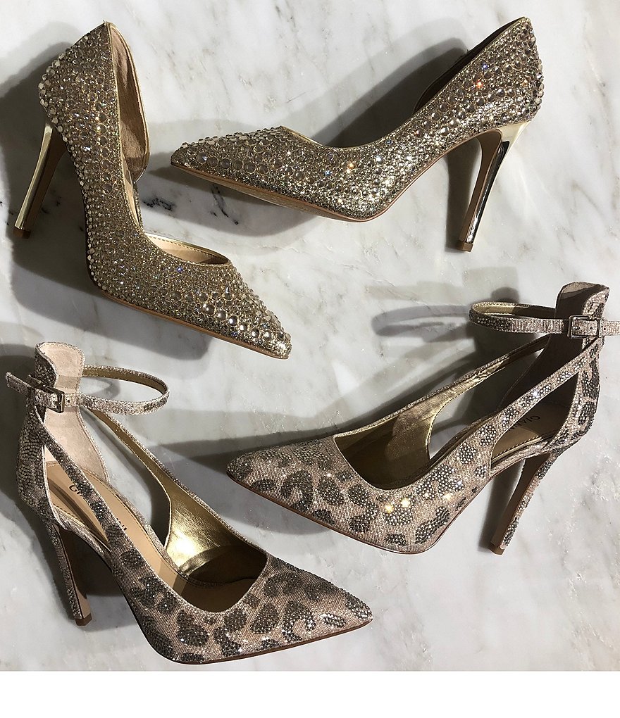 Gianni Bini Mairah Jeweled d'Orsay Stiletto Pumps