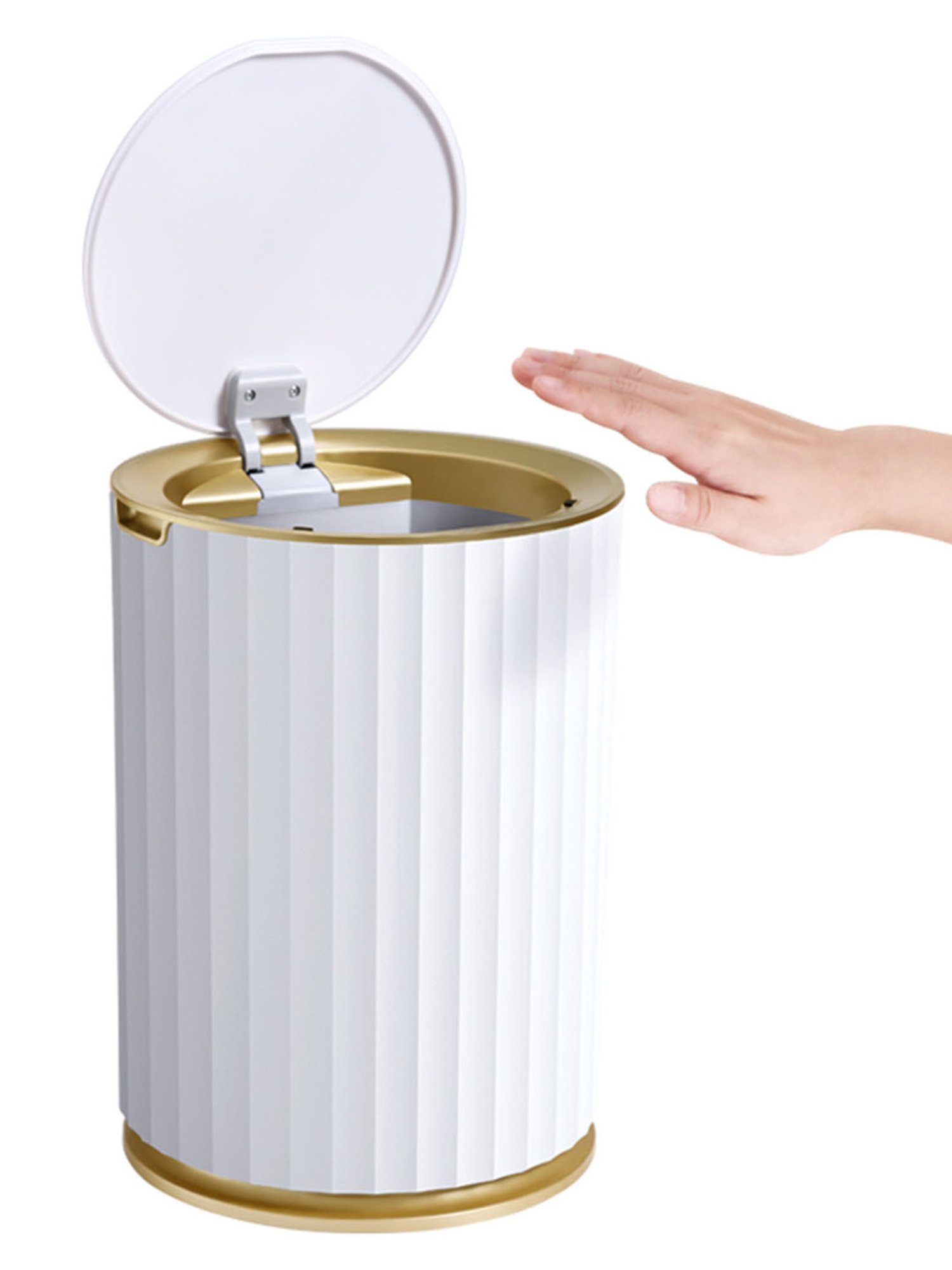 Freelance Gold Steel Set of 1 Dustbins