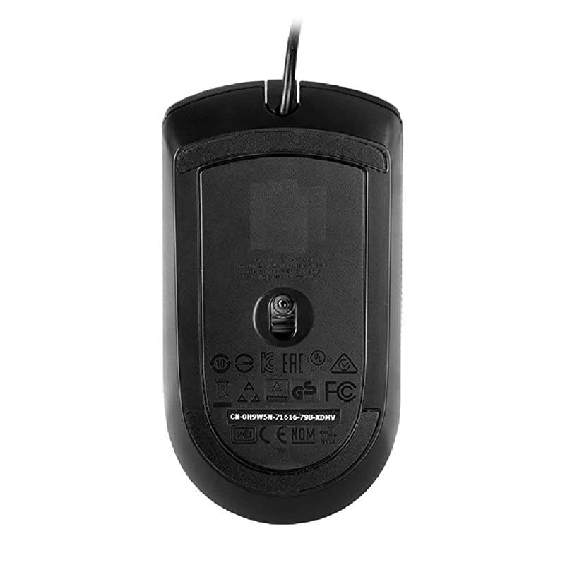 MS116 Wired USB Optical Mouse Ergonomic Optical Mice Sensitivity 1000 dpi Cable Length 1.8m - 6 Months' Warranty