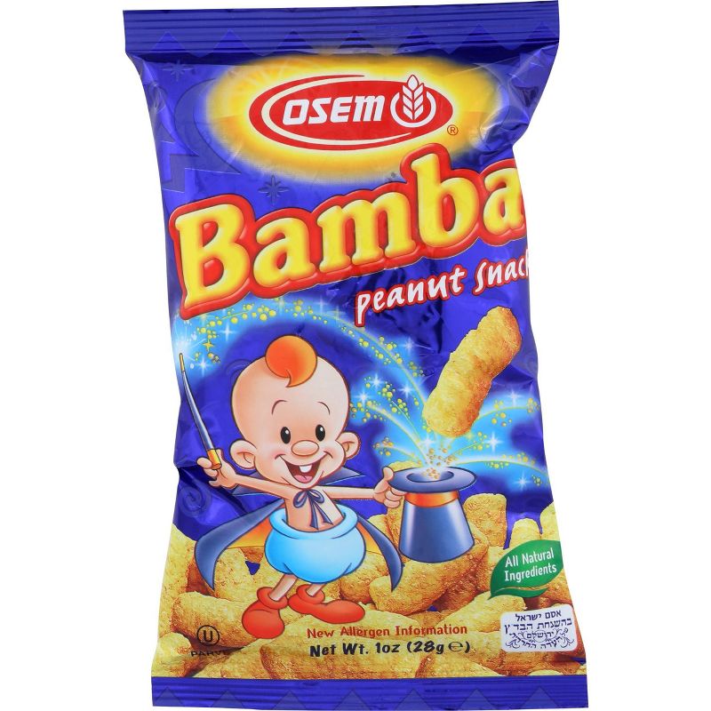 Osem Bamba Peanut Snacks - 1oz/24pk