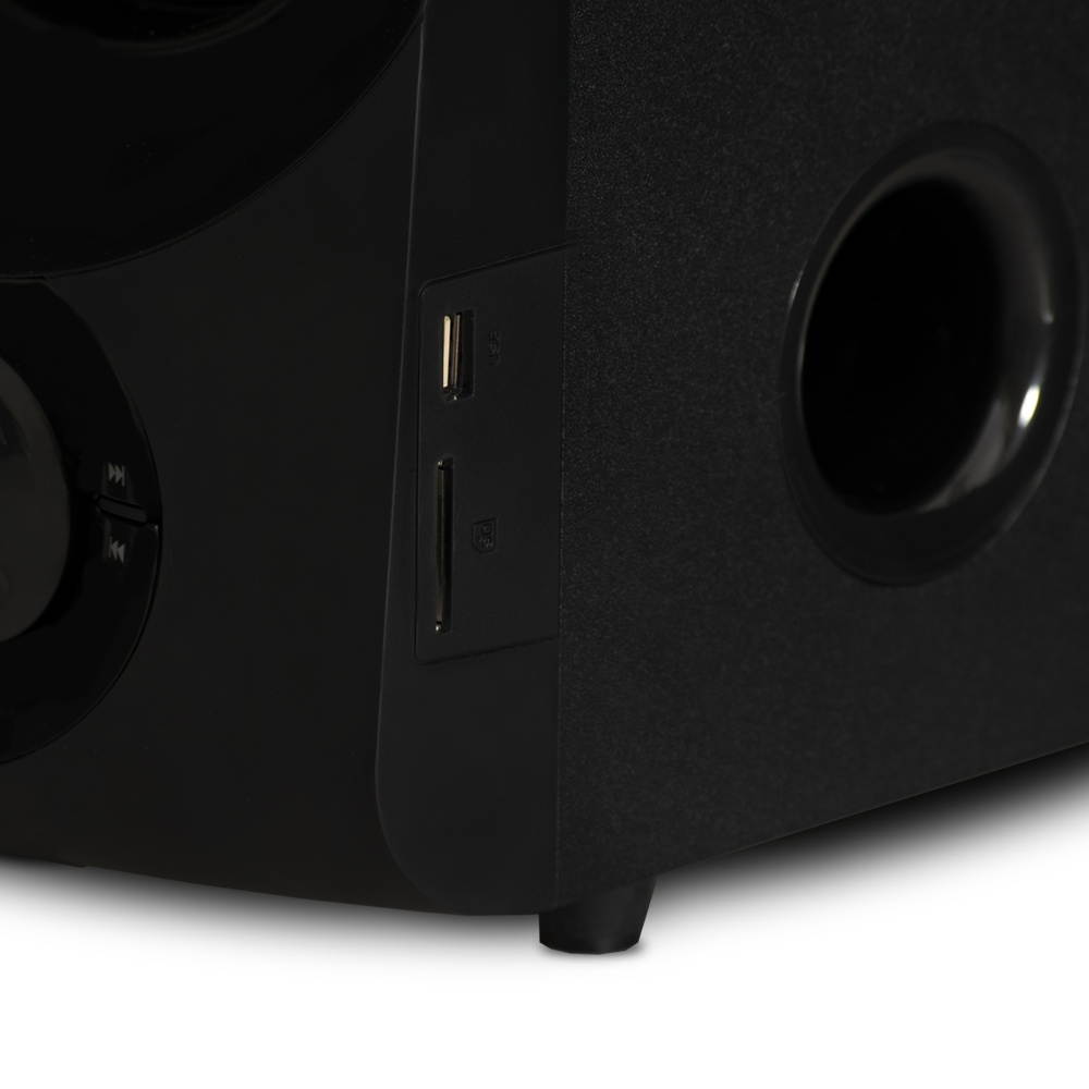 Acoustic Audio AA2171 Bluetooth 2.1 Home Speaker System with USB and 2 Extension Cables