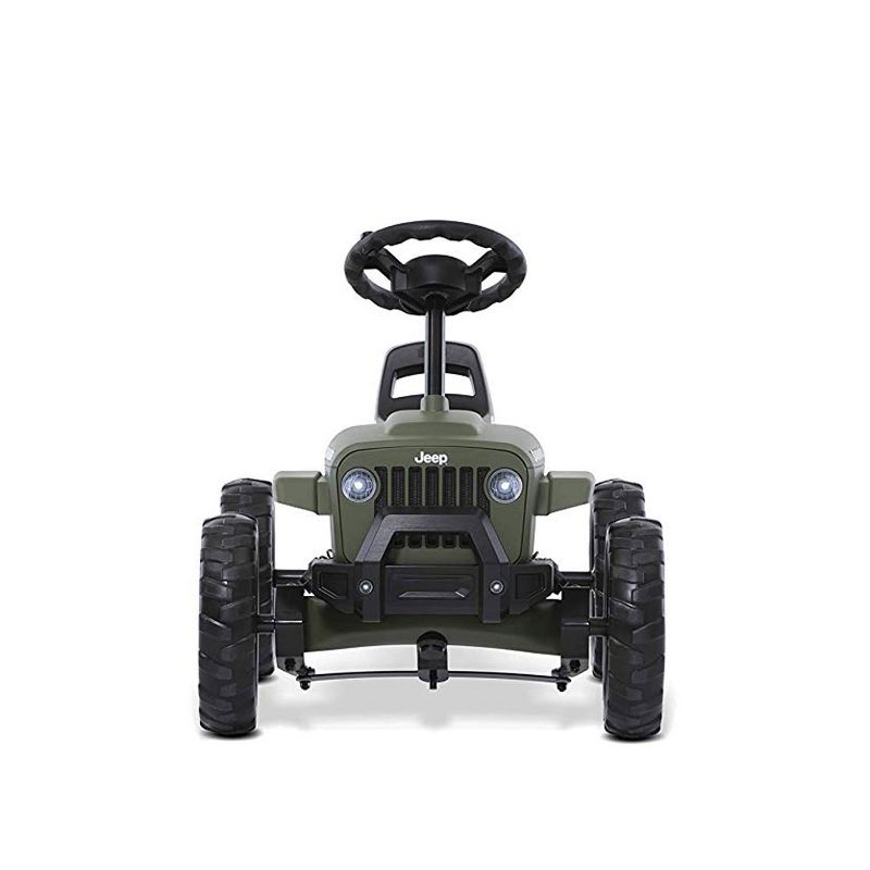BERG Toys Jeep Buzzy Sahara Pedal Powered Kids Adjustable Go Kart, Green