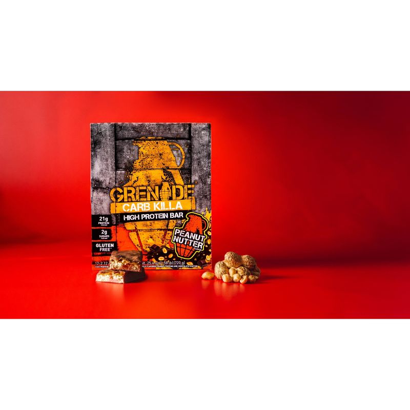 Grenade Carb Killa Peanut Nutter Protein Candy Bar - 12pk