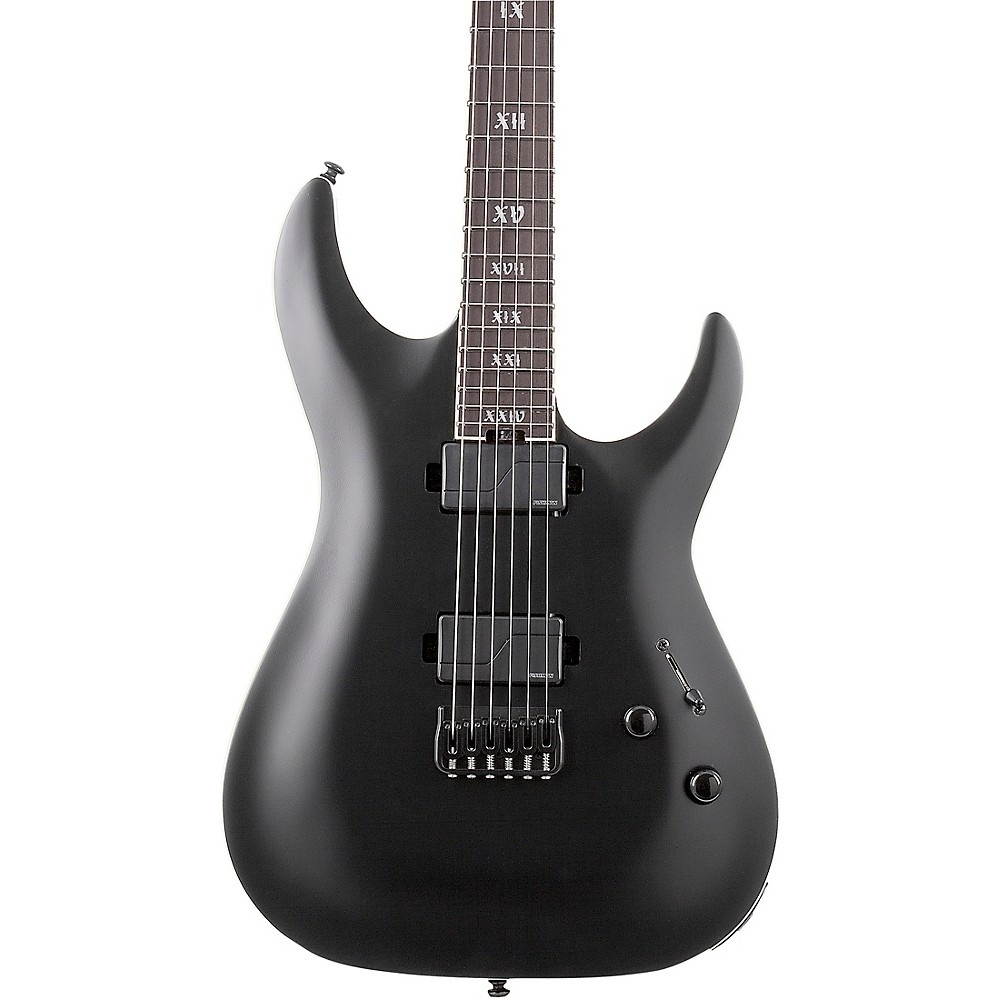 Schecter Guitar Research C-1 SLS Elite Evil Twin Electric Guitar Satin Black