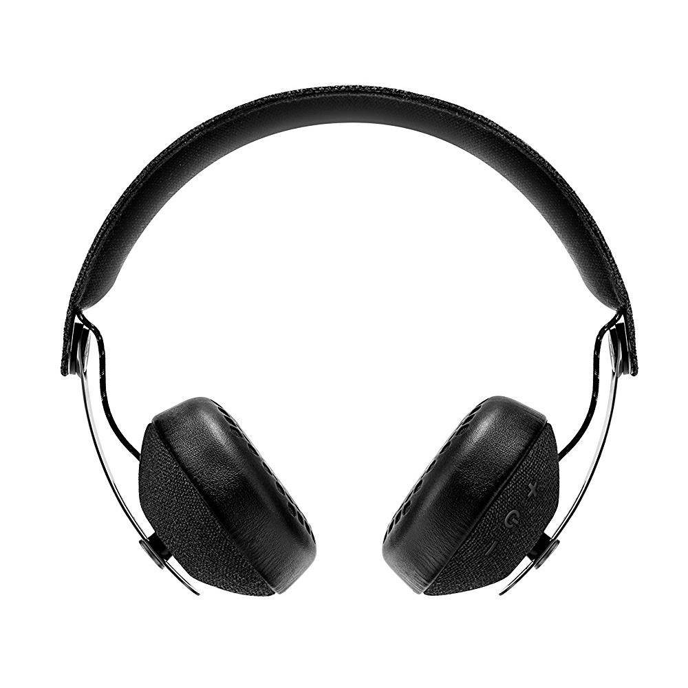 House Of Marley Rise BT On-Ear Bluetooth Headphones with Mic, Black, EM-JH111-BK