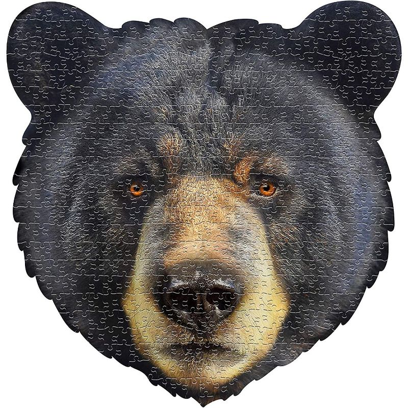 Madd Capp I AM Bear 550 Piece Animal Head-Shaped Jigsaw Puzzle