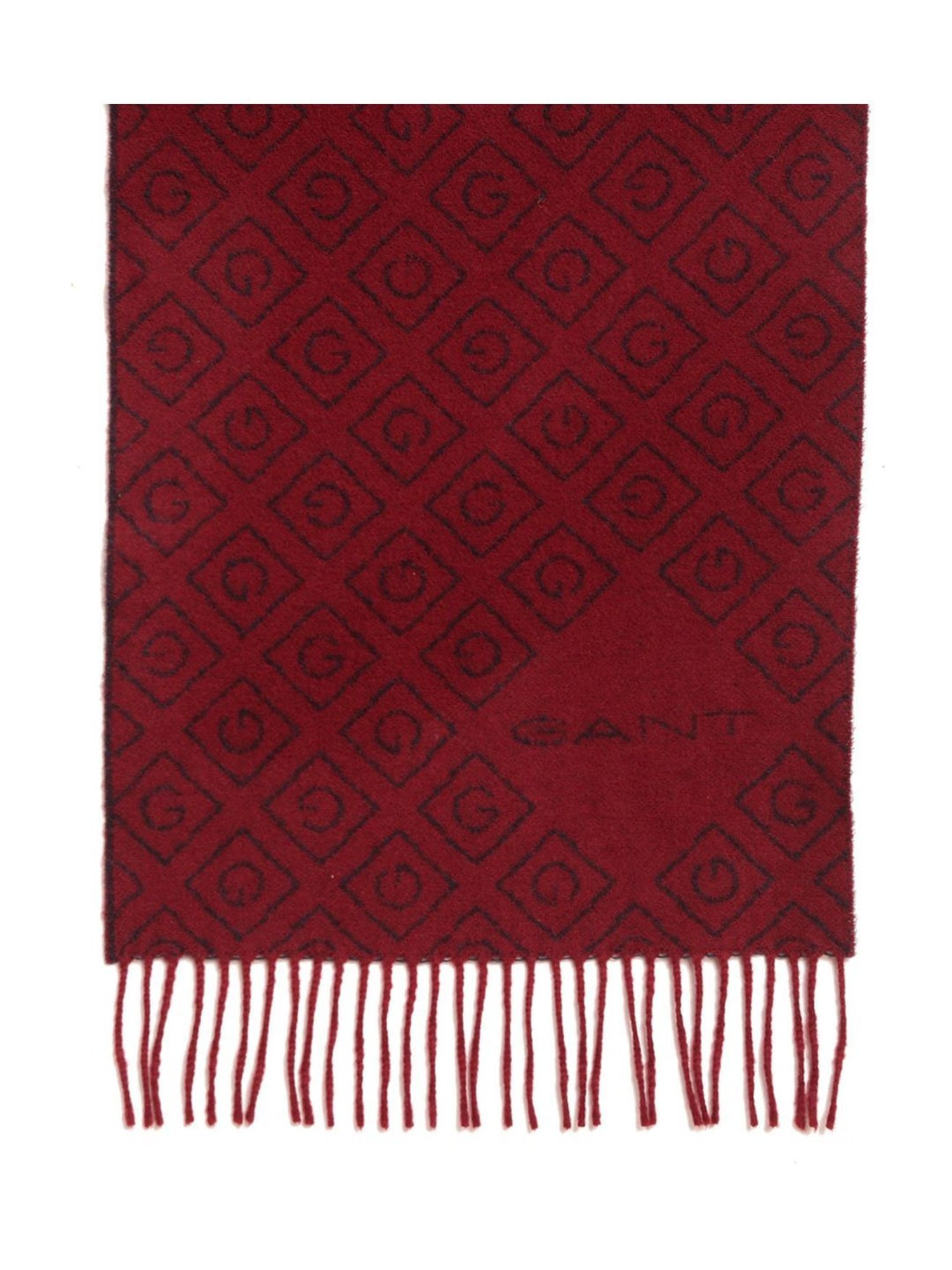 Gant Red Logo Printed Scarf (One Size)