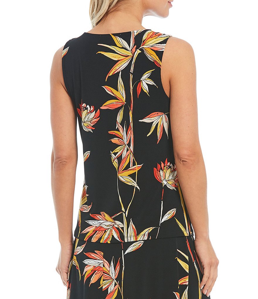 Tahari ASL Charmeuse Solid Blouse