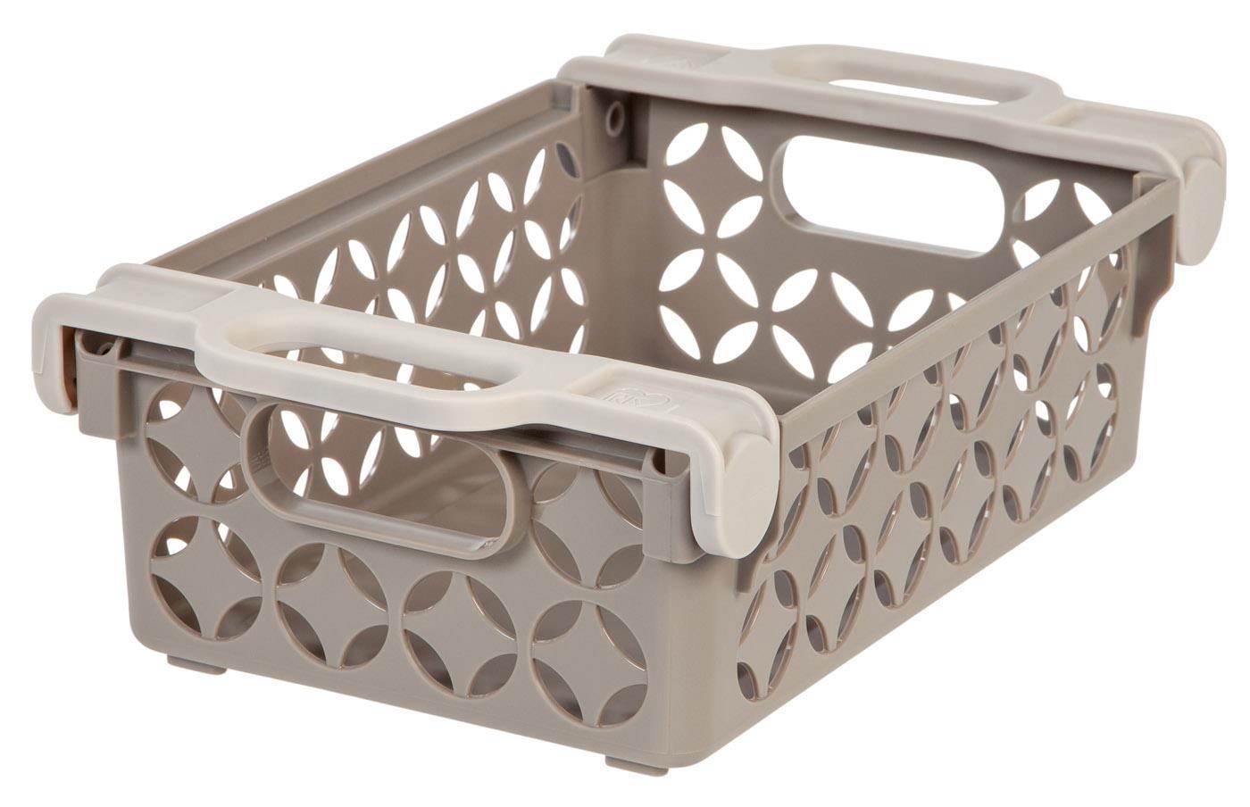 IRIS Small Decorative Basket, 1 Pack, Tan