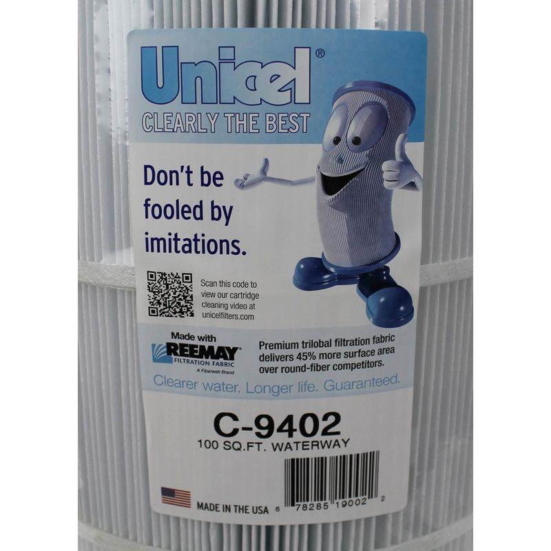 Unicel C-9402 Waterway Swimming Pool Filter Cartridge Element PWW100 ZEL FC-2965