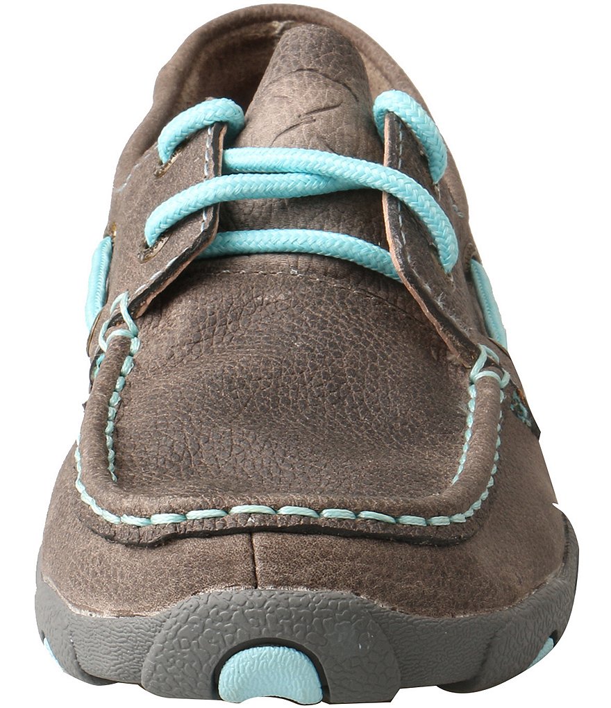 Twisted X Women's Leather Driving Moc Boat Shoes