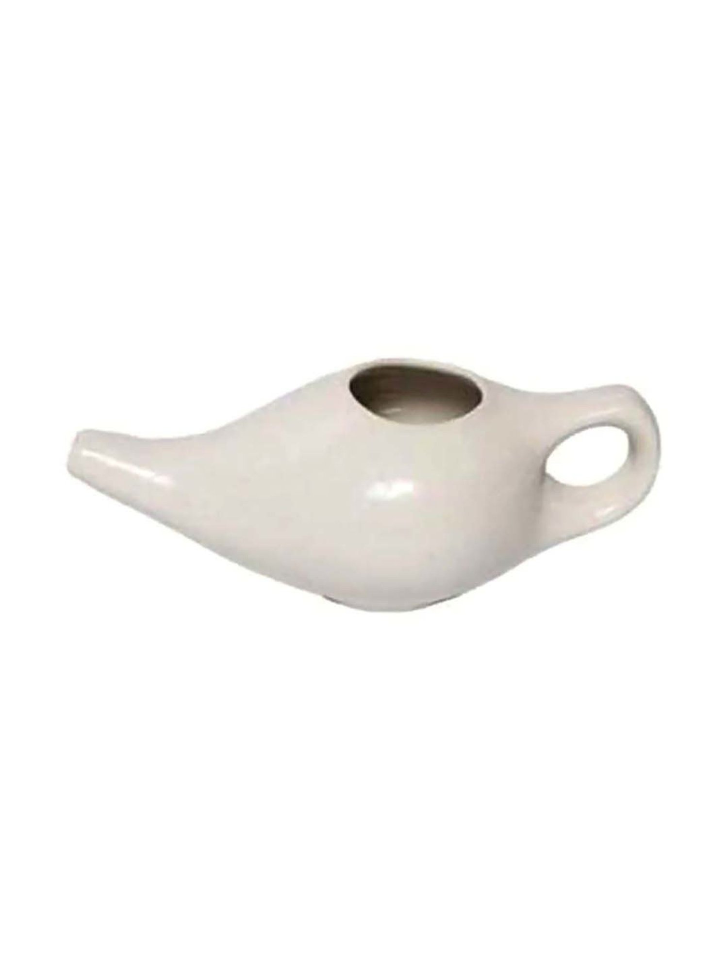 PAXMAX Ceramic Neti Pot (White)
