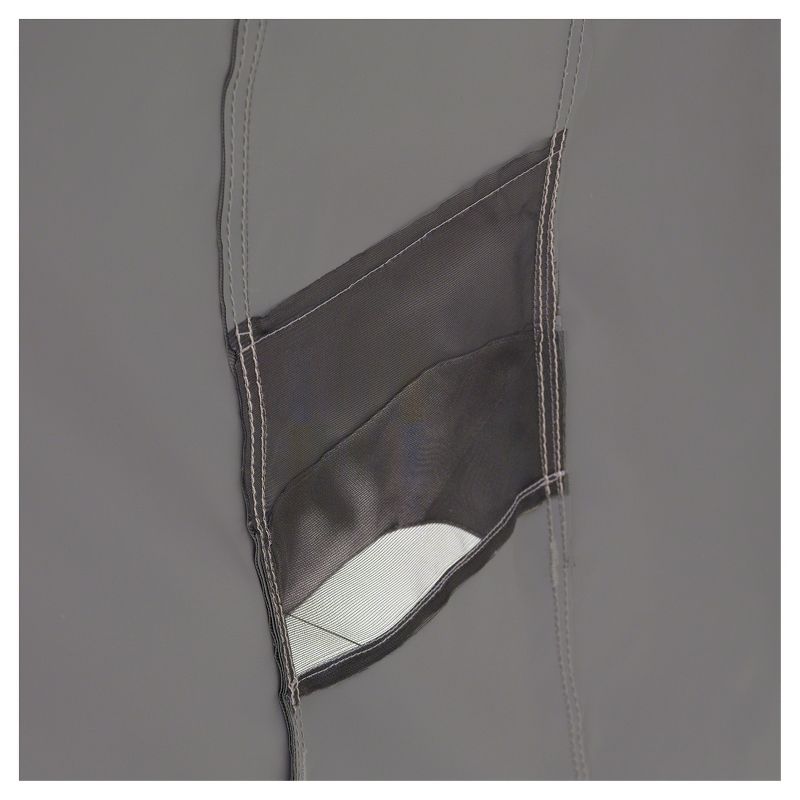 Ravenna Patio Round Table And Chair Cover - 70" DIA x 23" - Dark Taupe - Classic Accessories