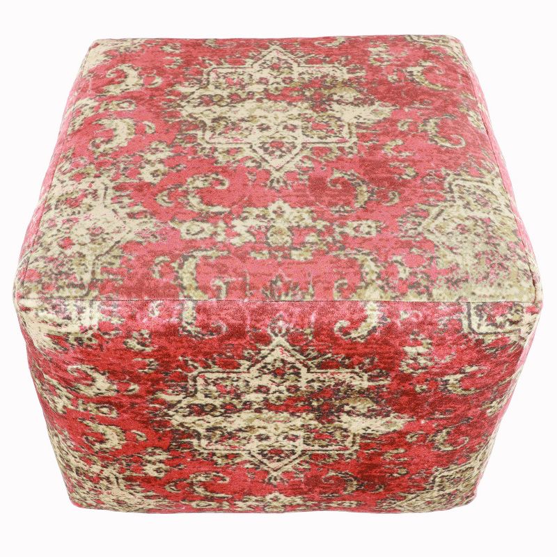 Olivia Square Moroccan Inspired Pouf - Décor Therapy