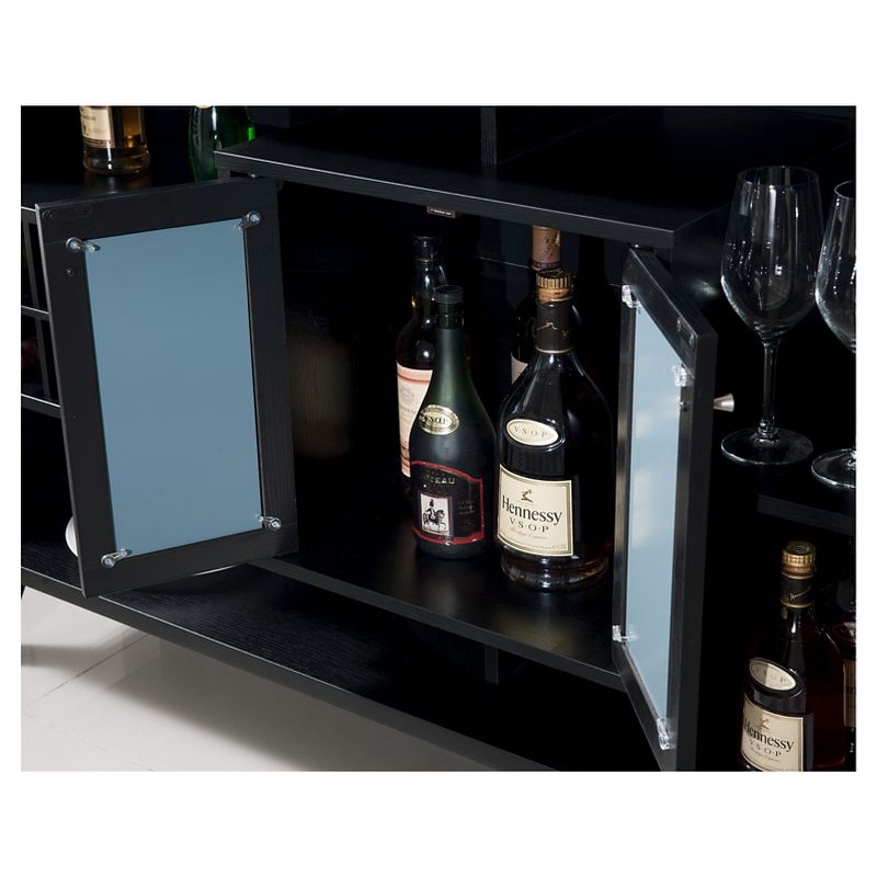 Essina Modern Dining Server Wood/Cappuccino - HOMES: Inside + Out