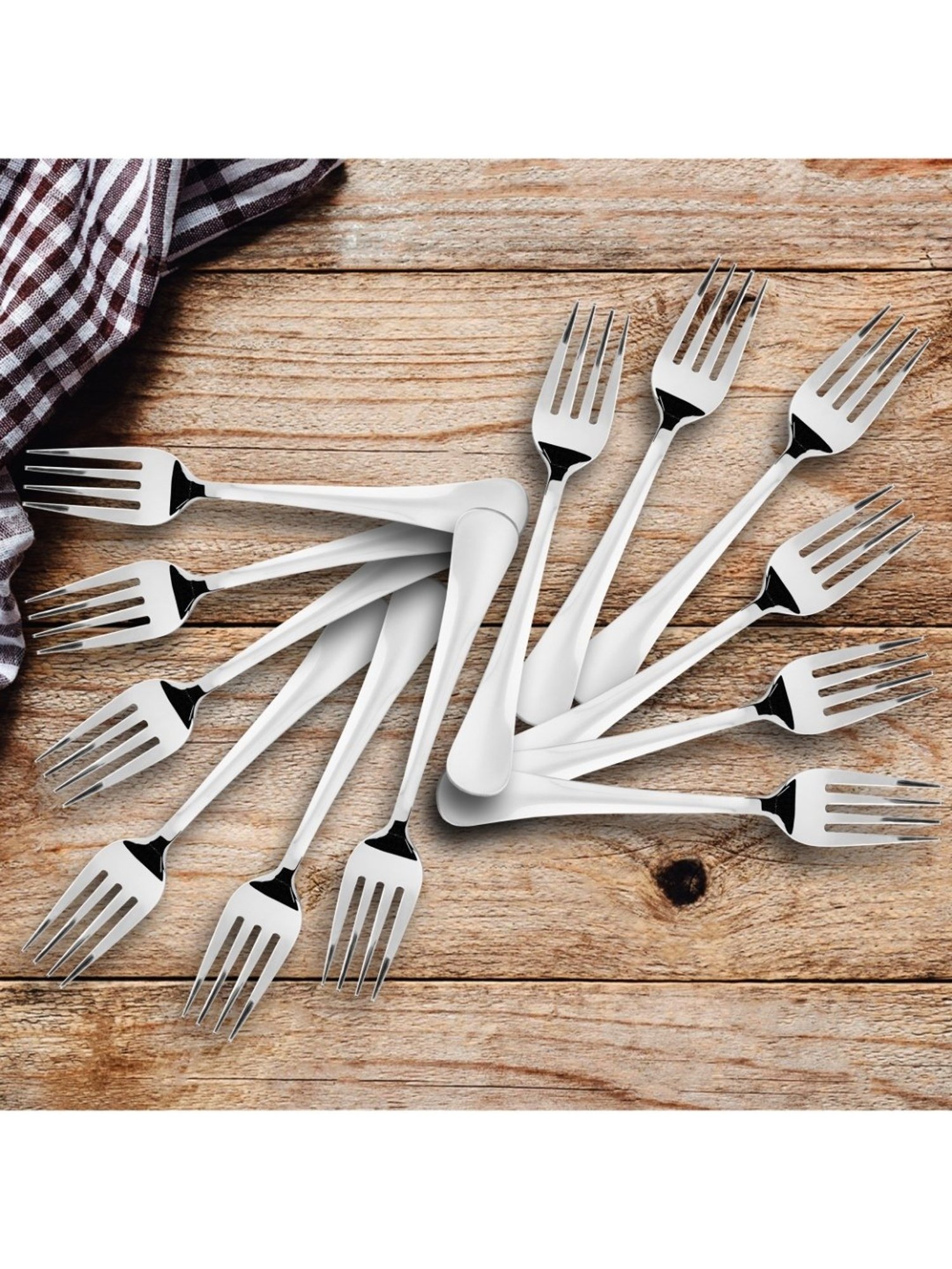 Sumeet Silver Stainless Steel Spoon Set