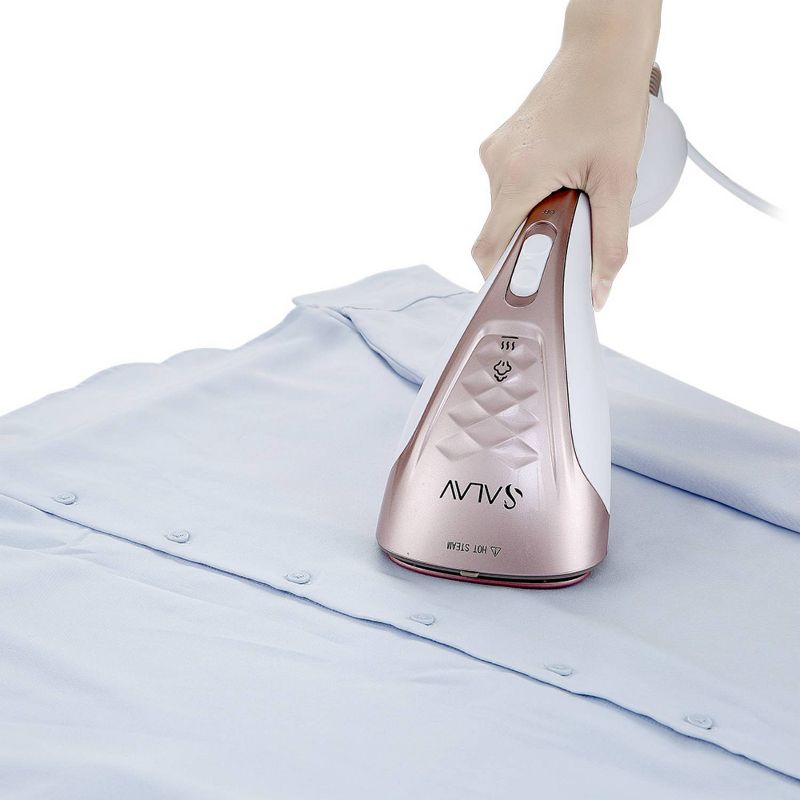 SALAV Duopress Handheld Garment Steamer Iron Rose Gold