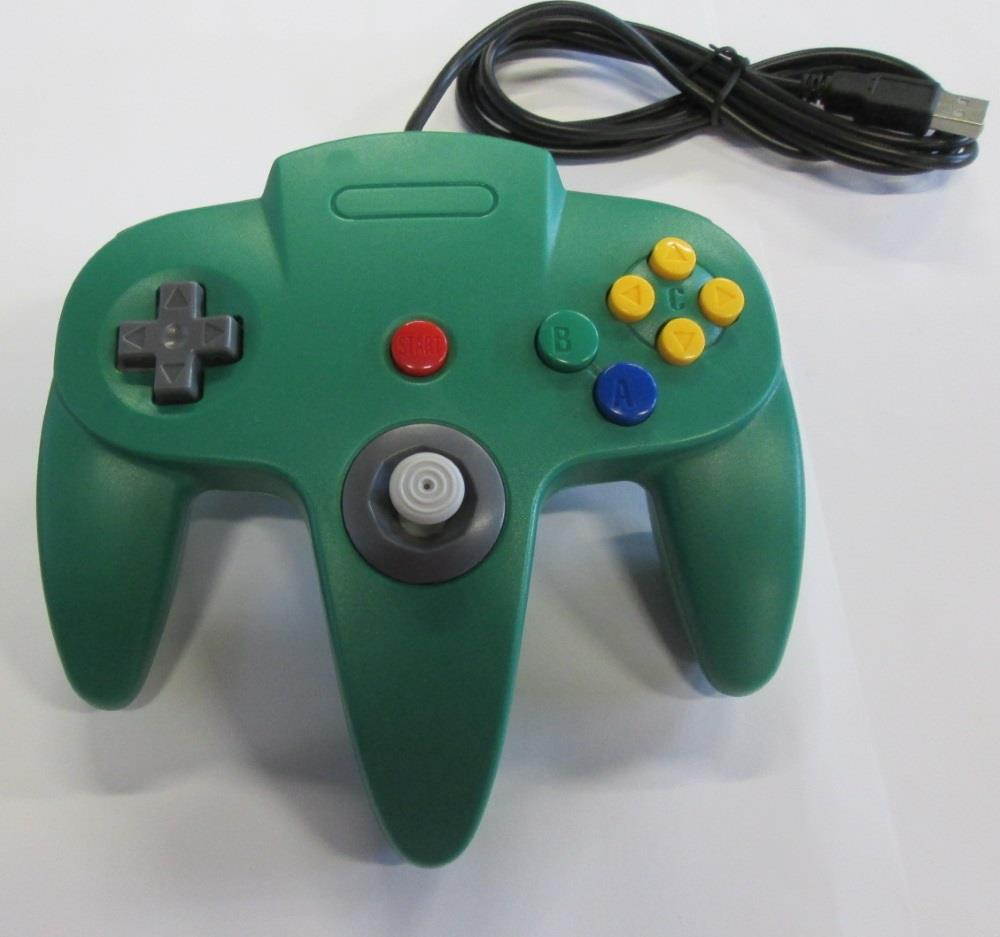 N64 USB Controller Green For Window, Mac, and Linux by Mars Devices
