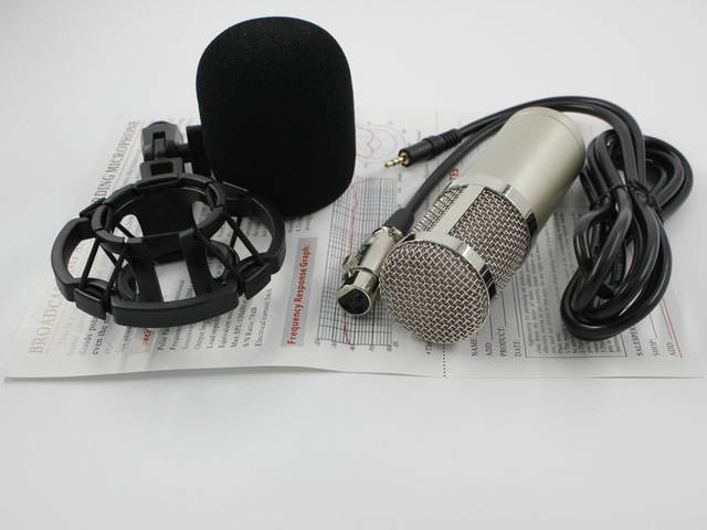 BM800 karaoke microphone studio condenser mikrofon KTV BM 800 mic For Radio Braodcasting Singing Recording computer bm-800