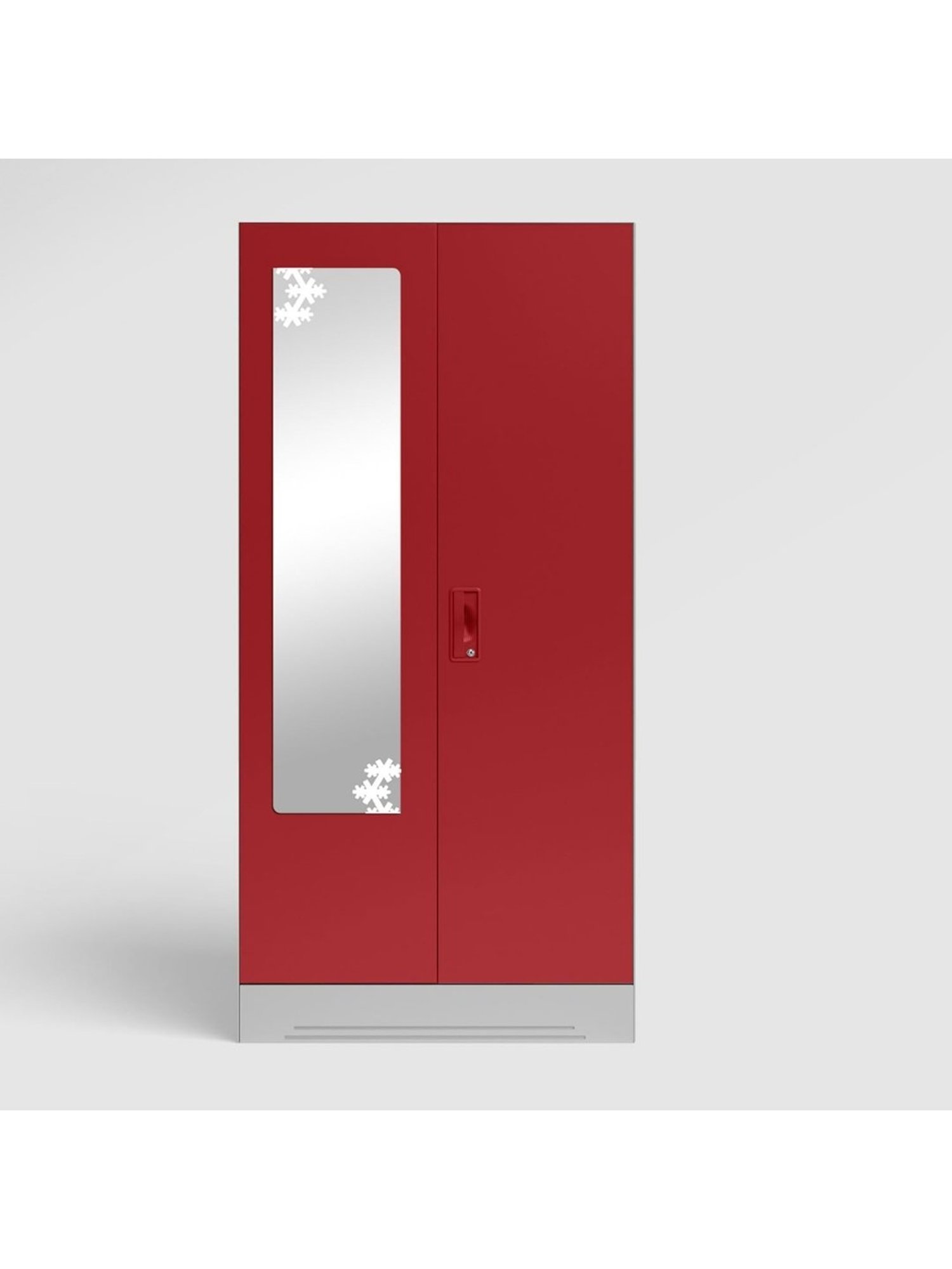 Godrej Interio Ewa Brown Engineered Wood 4 Door Wardrobe