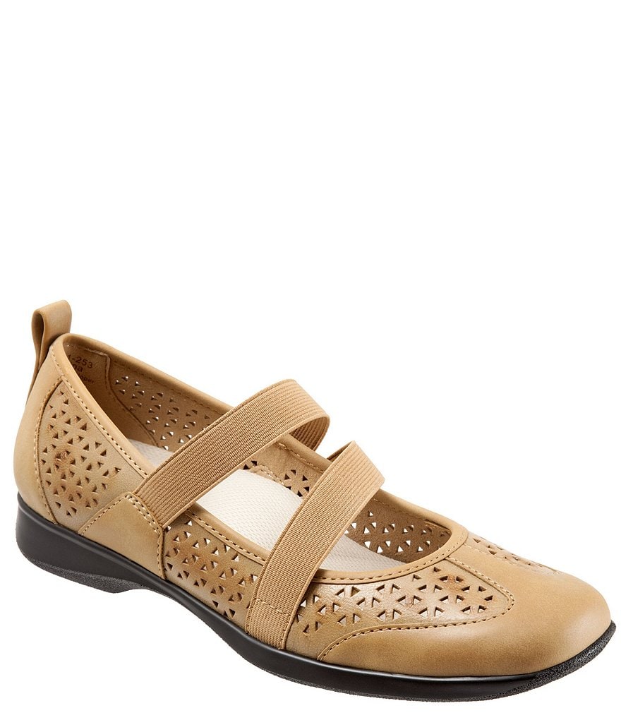 Trotters Josie Perforated Leather Slip-Ons