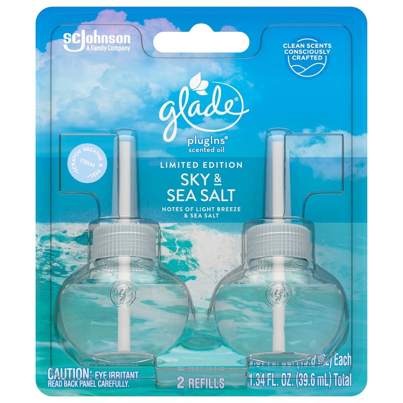 Glade Sky Sea Salt PlugIns Refill - 2ct