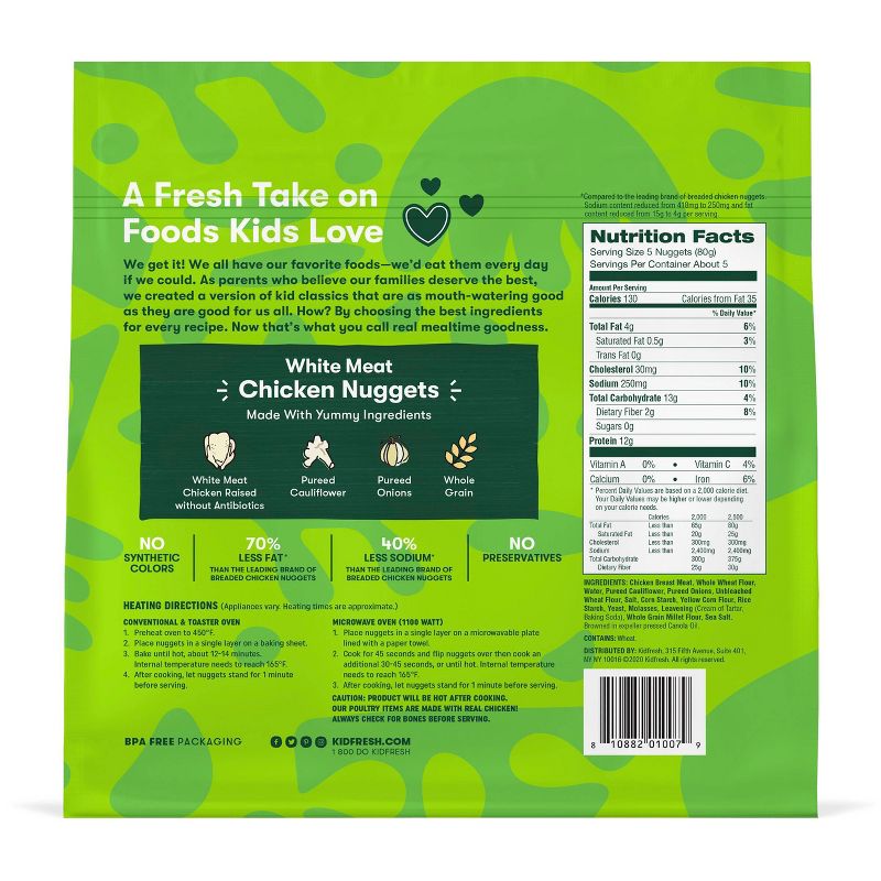 Kidfresh Super Duper Frozen Chicken Nuggets - 14oz