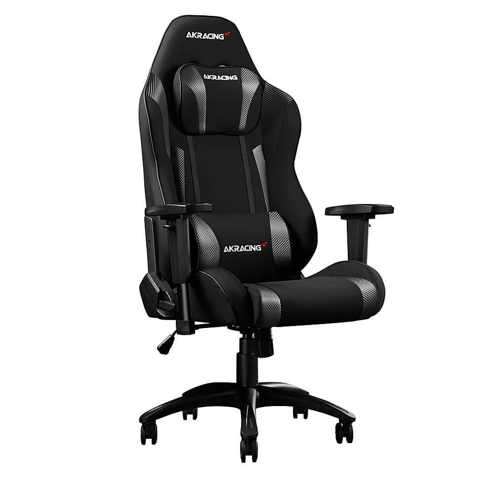 AKRACING AK-EX-SE-CB Core Series EX SE Gaming Chair, Carbon Black, Fabric, 3D Adjustable Armrests, 180-degree Recline