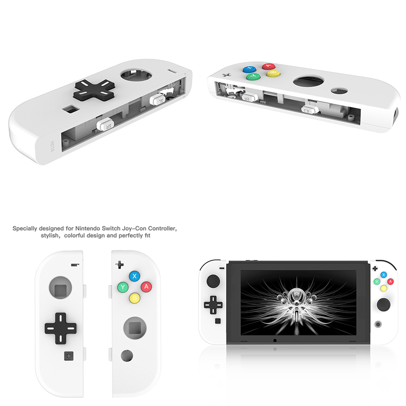 controller gear nintendo switch skin & screen protector set, officially licensed by nintendo  super mario odyssey "capture map"  nintendo switch