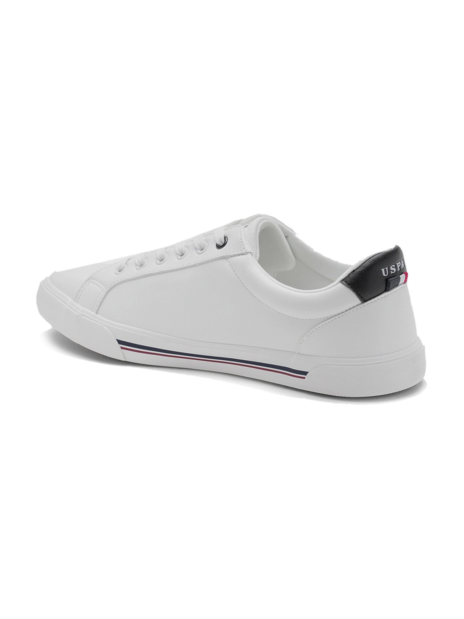 U.S. Polo Assn. Men's White Casual Sneakers