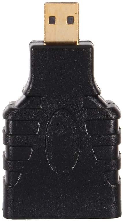 AMONIDA Micro HDMI to HDMI Adapter Audio Video Converter Gold Plated for HDTV DVD Smartphone