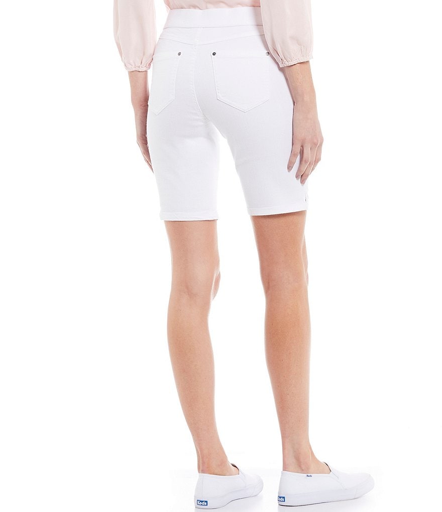 Westbound Petite Size the PARK AVE fit Indigo Skimmer Shorts