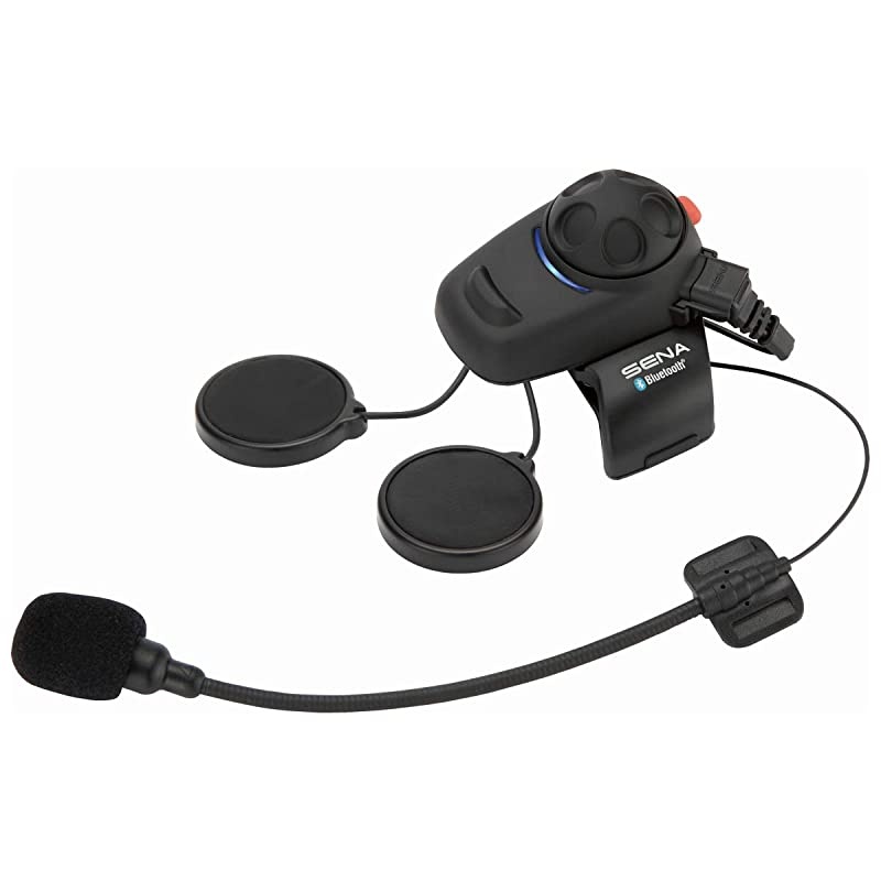 SMH5D-UNIV Bluetooth Headset and Intercom for Scooters/Motorcycles with Universal Microphone Kit (Dual Pack)