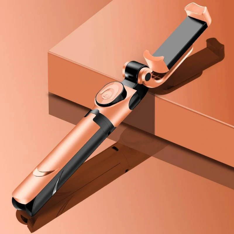 Retractable Handheld Tripod Selfie Stick Bluetooth Extendable Monopod Selfie Stick Tripod for iPhone Samsung XiaoMi