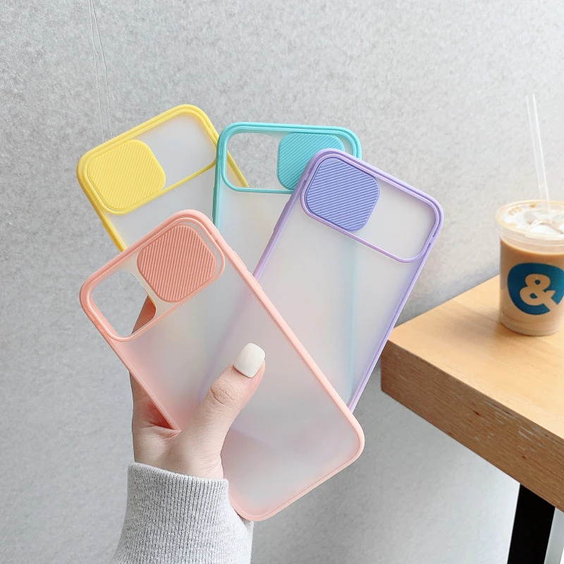 Camera Lens Protection Phone Case on For IPhone 11 12 Pro Max 8 7 6 6s Plus Xr XsMax X Xs SE 12 Candy Soft Back Cover Plain