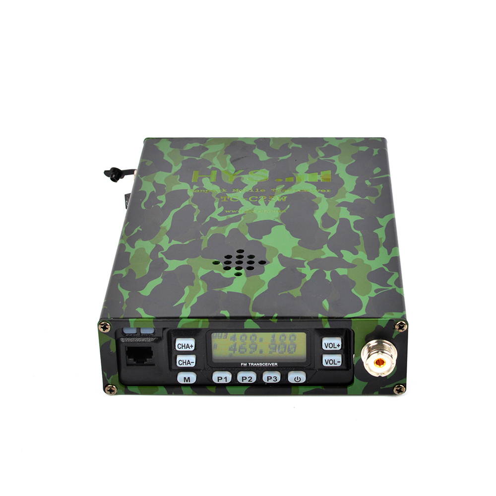 HYS TC-B25W 25W Dual Band VHF/UHF 136-174/400-470MHz Backpackable Two Way Radio Mobile Transceiver Amateur Ham Radio with 12000mAh Battery