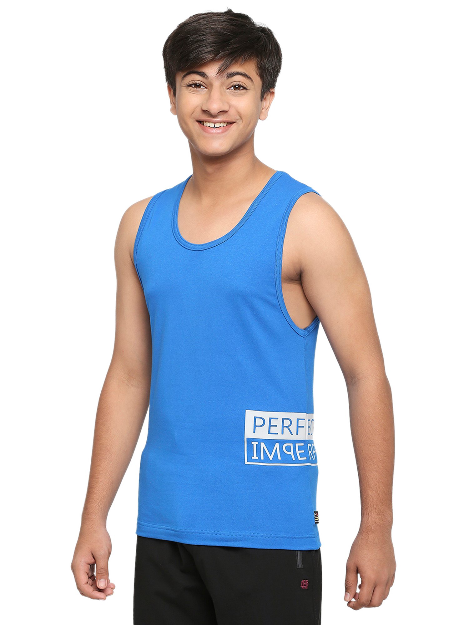 Frenchie Kids Blue Solid Vest