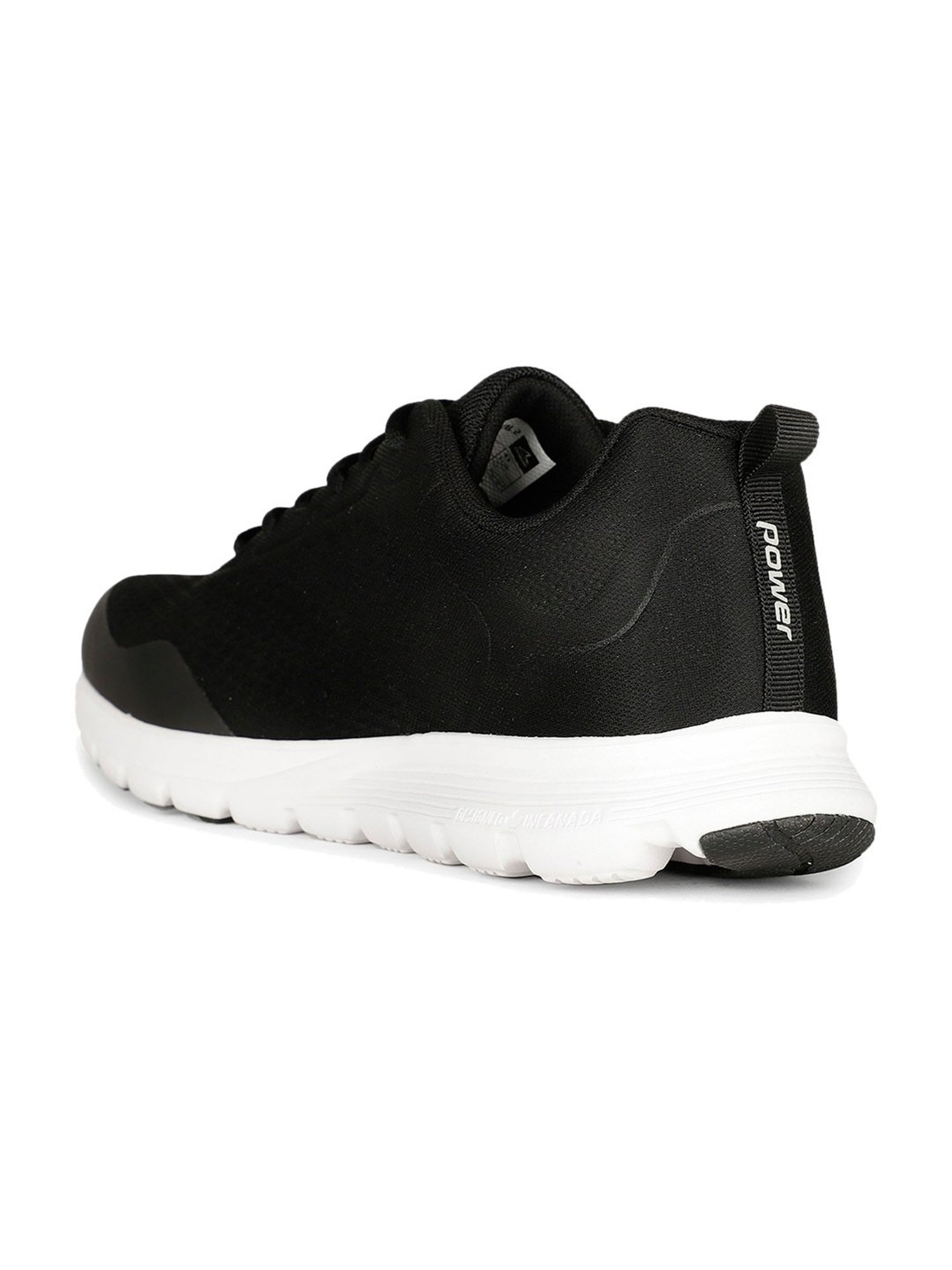 Power by Bata Men's Wave Vital 2 Black Running Shoes