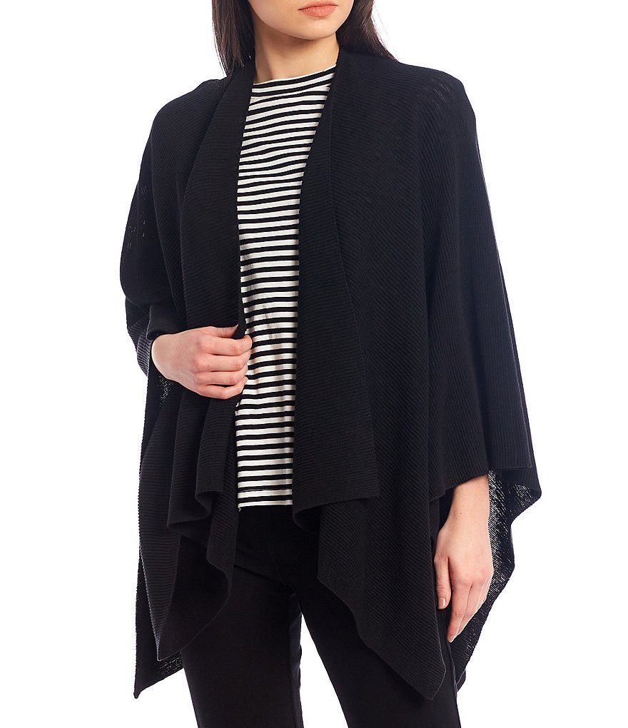 J.McLaughlin Jamey Crew Neck Button Trim Raglan Sleeve Sweater