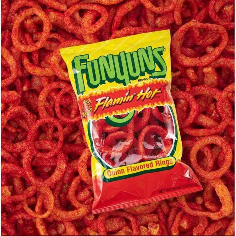 Funyuns Flamin Hot Onion Flavored Rings - 6oz