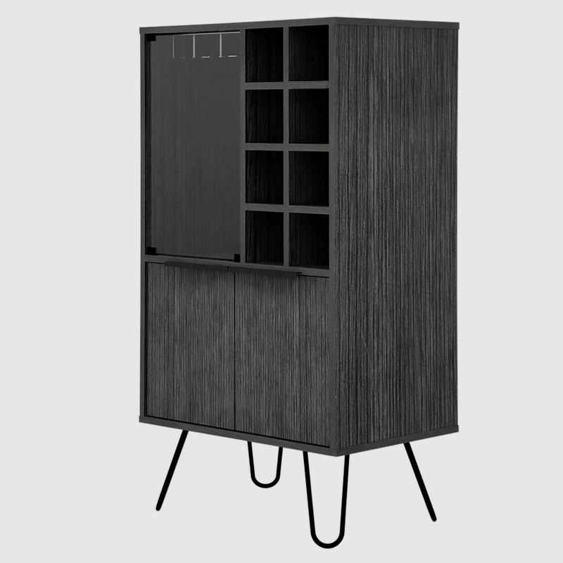Aster Bar Cabinet Smokey Oak - RST Brands