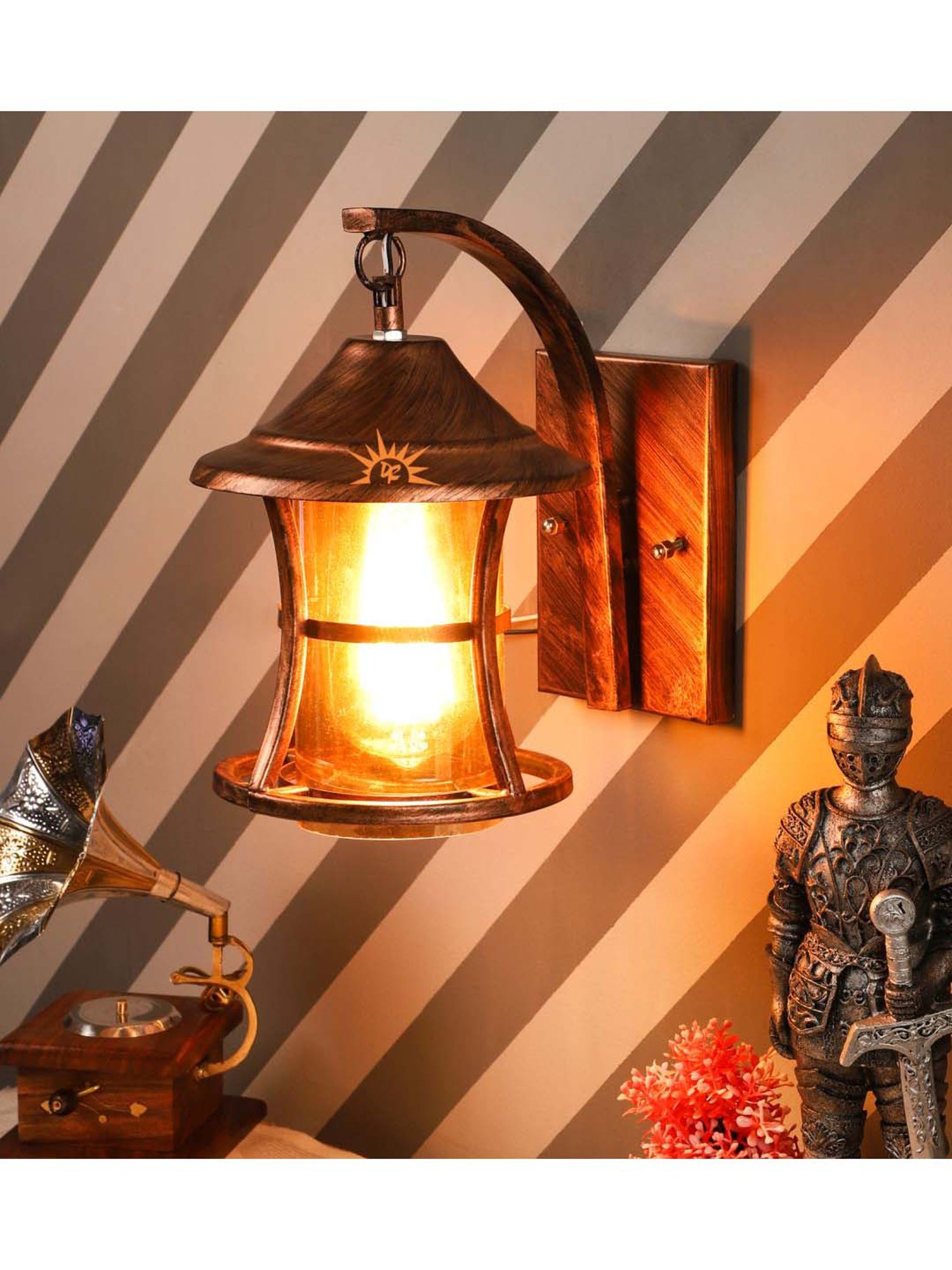 DecorativeRay Copper Wall Light - Set of 1