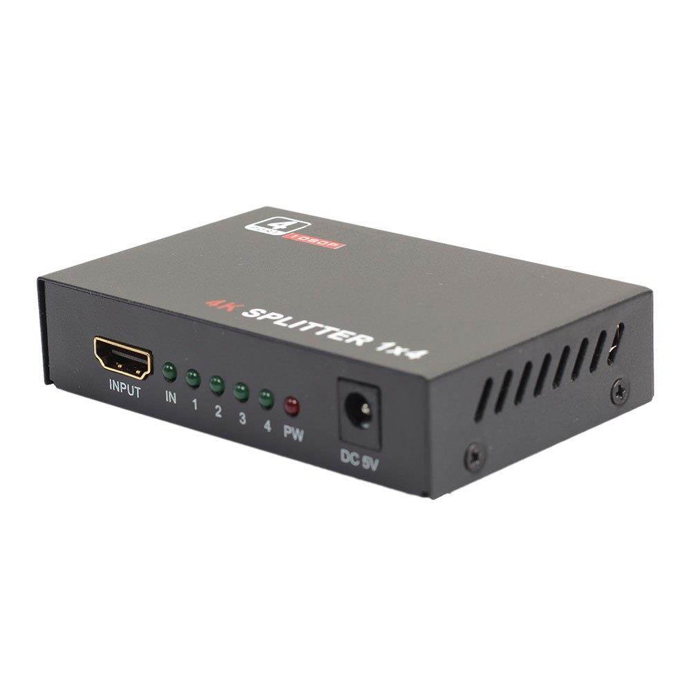 Repeater Amplifier Ultra HD 4K 4 Port HDMI Splitter 1x4 Repeater Amplifier 1080P 3D Hub 1 In 4 Out JL.10
