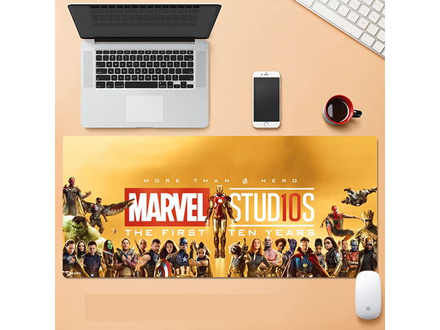 Mouse Pad Avengers Gaming Mousemat Large Cartoon Anime Rubber Keyboard Mat Table Mat PC with Lock Edge Mousepads